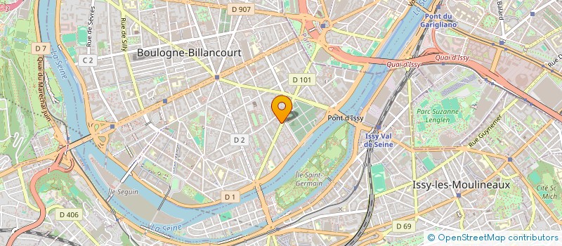 localisation de l'entreprise EXECO à BOULOGNE-BILLANCOURT