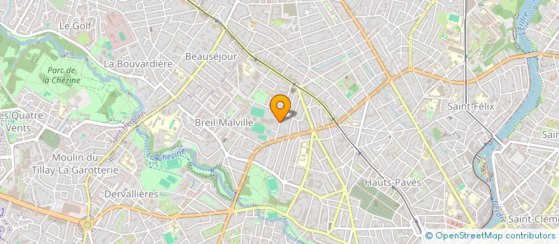 localisation de l'entreprise EXECO  NANTES