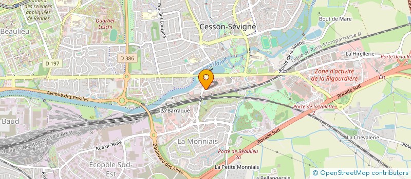 localisation de l'entreprise EXECO MOE à CESSON-SEVIGNE
