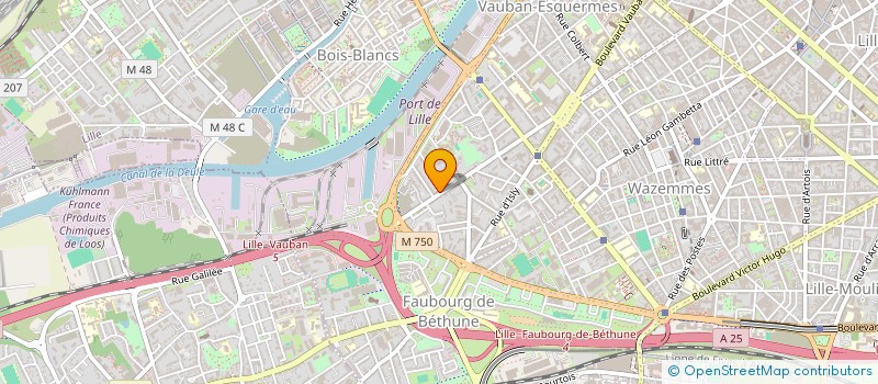 localisation de l'entreprise EXECODE à LILLE