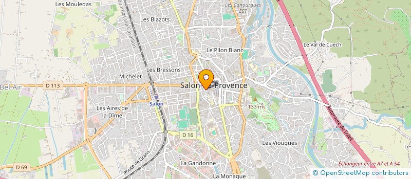 localisation de l'entreprise EXECUTIFS à SALON-DE-PROVENCE