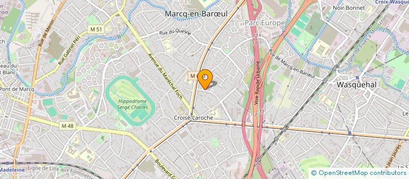 localisation de l'entreprise EXECUTION à MARCQ-EN-BARŒUL