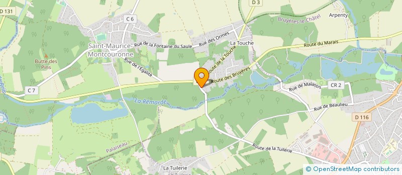 localisation de l'entreprise EXECUTIVE EVENTS à SAINT-MAURICE-MONTCOURONNE