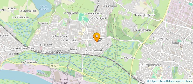 localisation de l'entreprise EXECUTIVE MANAGEMENT à COUERON