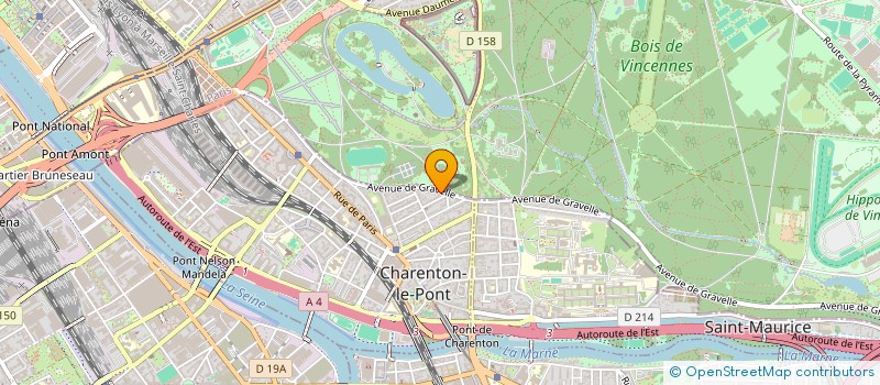 localisation de l'entreprise EXECUTIVE SHIELD à CHARENTON-LE-PONT