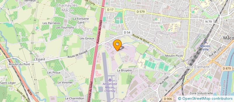 localisation de l'entreprise EXEDIA CONTROLES à CHARNAY-LES-MACON