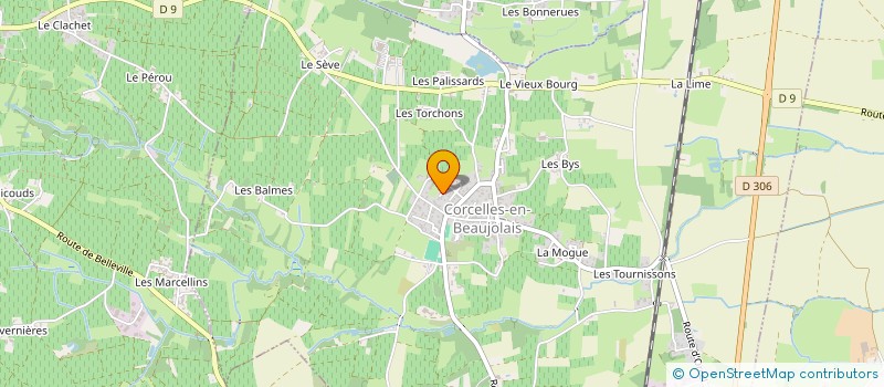 localisation de l'entreprise EXEINVEST  CORCELLES-EN-BEAUJOLAIS