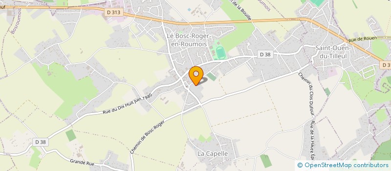 localisation de l'entreprise EXEIO à BOSROUMOIS