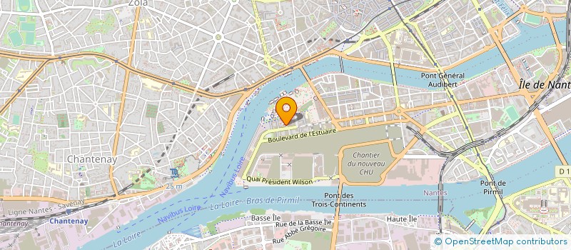 localisation de l'entreprise EXEIS CONSEIL à NANTES