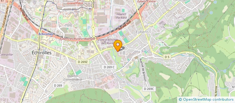 localisation de l'entreprise EXEKO à EYBENS