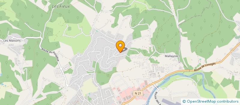 localisation de l'entreprise EXEL  TRELISSAC