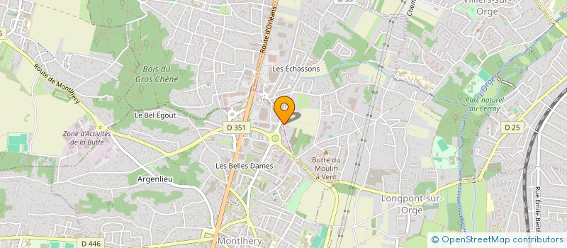localisation de l'entreprise EXEL CARS à MONTLHERY