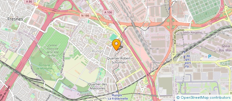 localisation de l'entreprise EXEL COMPOSITES SA  RUNGIS