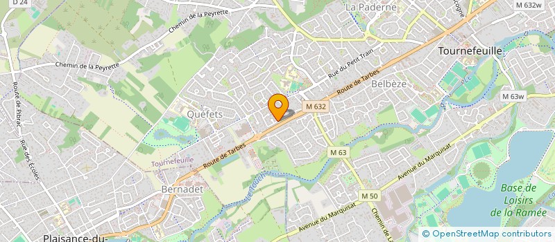 localisation de l'entreprise EXEL DANCE 31 à TOURNEFEUILLE
