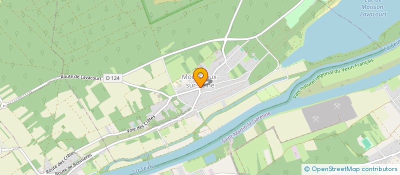 localisation de l'entreprise EXEL'EC 78  MOUSSEAUX-SUR-SEINE