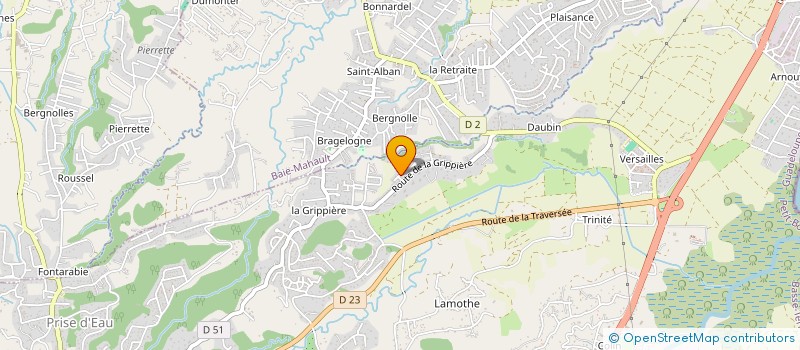 localisation de l'entreprise EXEL FORM à PETIT-BOURG