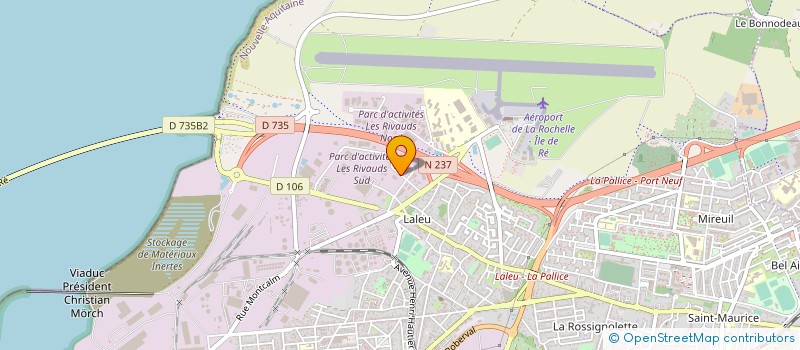 localisation de l'entreprise EXEL YACHTING à LA ROCHELLE