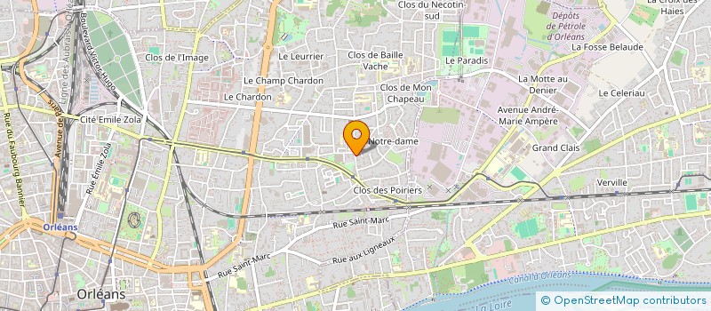 localisation de l'entreprise EXELBAT  ORLEANS