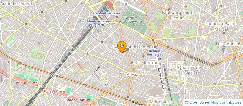 localisation de l'entreprise EXELCIA à LEVALLOIS-PERRET
