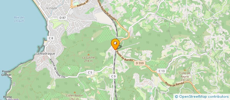 localisation de l'entreprise EXELCIOR à SAINT-CYR-SUR-MER