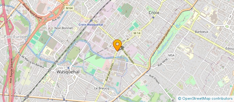 localisation de l'entreprise EXELIA-EXPERTISE  CROIX