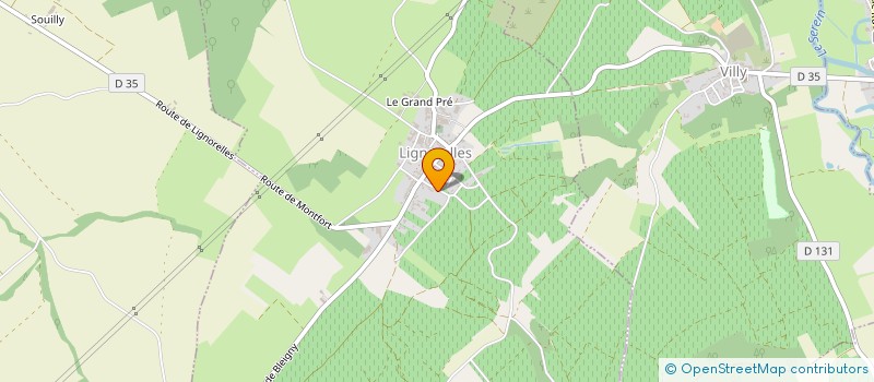 localisation de l'entreprise EXELID  LIGNORELLES