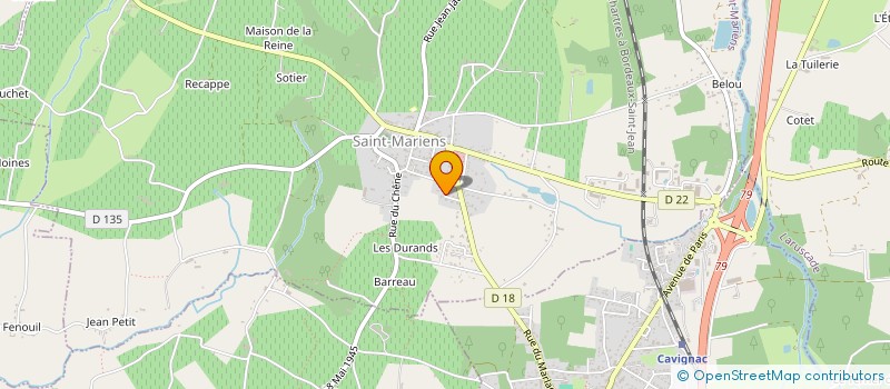 localisation de l'entreprise EXELIO CONSEIL  SAINT-MARIENS