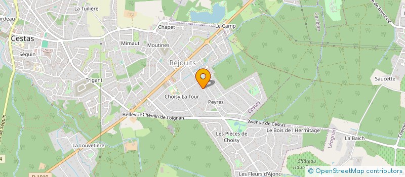 localisation de l'entreprise EXELIO SERVICES  CESTAS