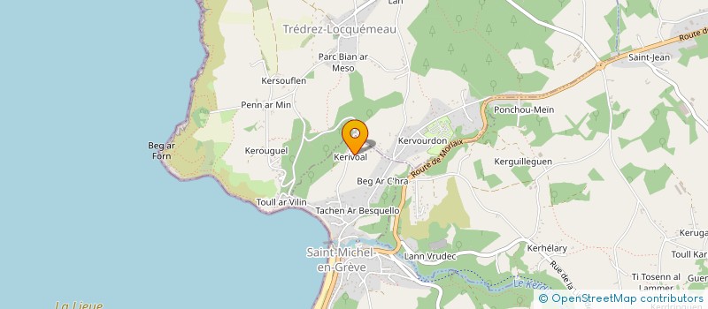 localisation de l'entreprise EXELIUM à SAINT-MICHEL-EN-GREVE