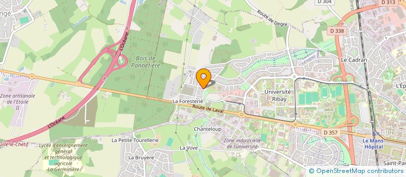 localisation de l'entreprise EXELIXI à LE MANS