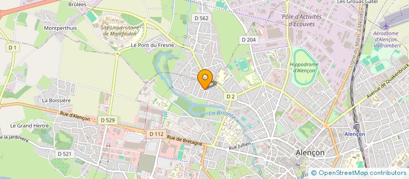 localisation de l'entreprise EXELIXI FORMATION à ALENCON