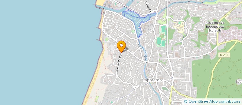 localisation de l'entreprise EXELSA à CAPBRETON