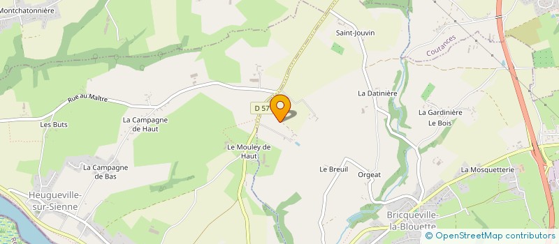 localisation de l'entreprise EXELSA PRODUCTION  BRICQUEVILLE-LA-BLOUETTE