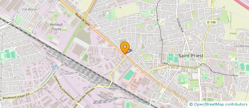 localisation de l'entreprise EXELUM  SAINT-PRIEST