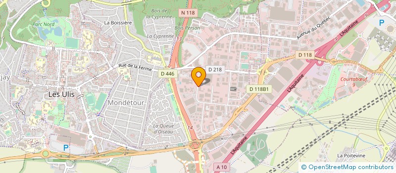 localisation de l'entreprise EXENS SOLUTIONS à LES ULIS