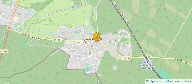localisation de l'entreprise EXEPTION à COYE-LA-FORET