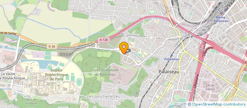 localisation de l'entreprise EXERGETICA  PALAISEAU