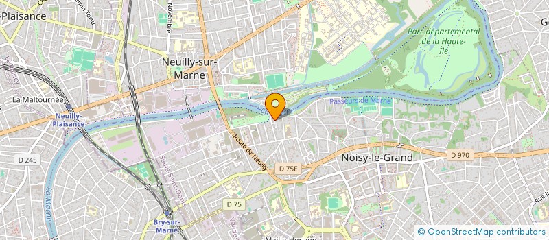 localisation de l'entreprise EXERGUE à NOISY-LE-GRAND