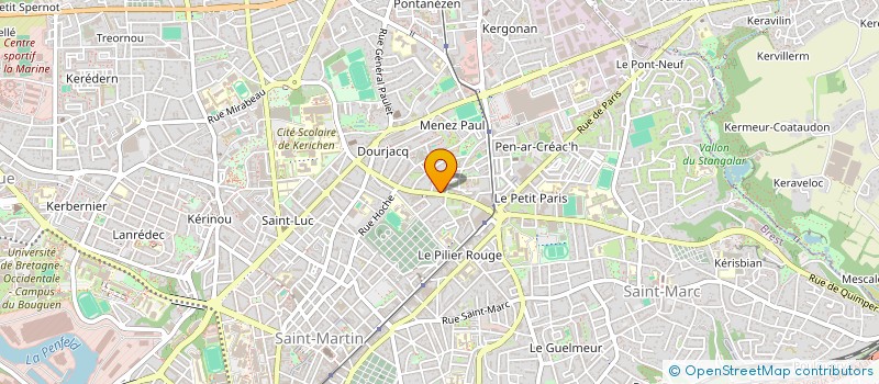 localisation de l'entreprise EXERGUE à BREST