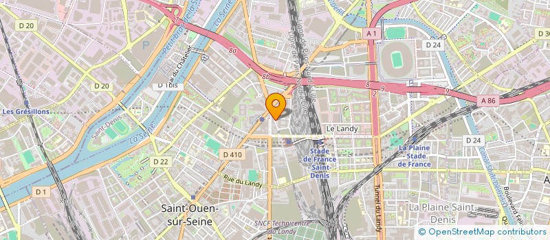 localisation de l'entreprise EXERTIS CONTINENTAL EUROPE  SAINT-DENIS