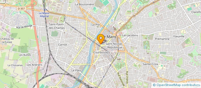 localisation de l'entreprise EXESS à LE MANS