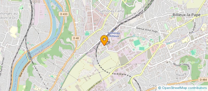 localisation de l'entreprise EXETEC à RILLIEUX-LA-PAPE