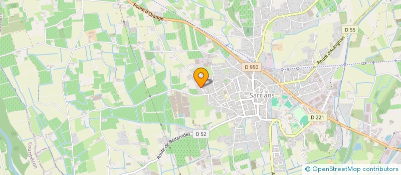 localisation de l'entreprise EXETEC  SARRIANS