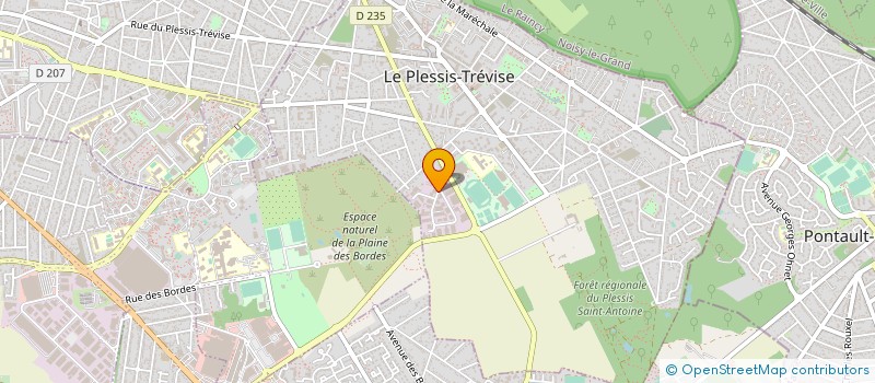 localisation de l'entreprise EXEVA à LE PLESSIS-TREVISE