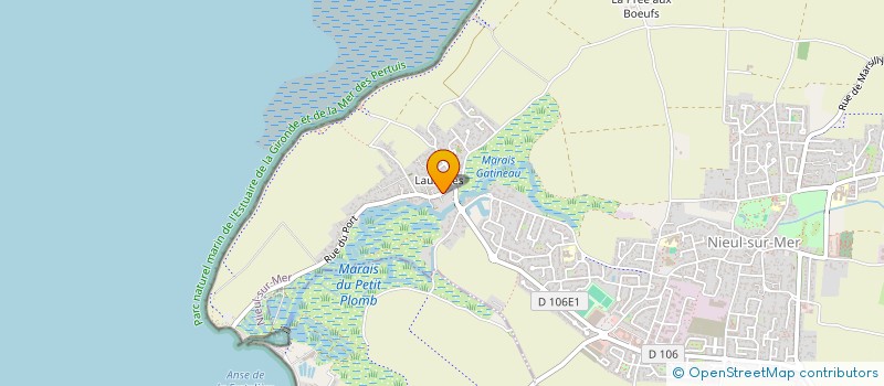 localisation de l'entreprise EXFOLIAS  NIEUL-SUR-MER