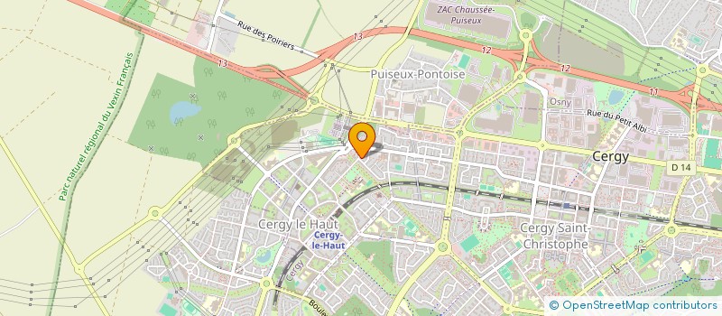 localisation de l'entreprise EXGEO  CERGY