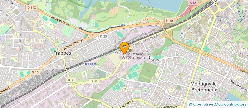 localisation de l'entreprise EXHALON  MONTIGNY-LE-BRETONNEUX
