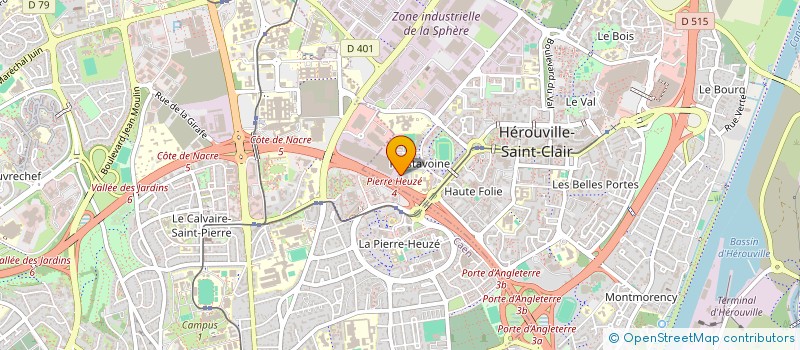 localisation de l'entreprise EXHAM à HEROUVILLE-SAINT-CLAIR