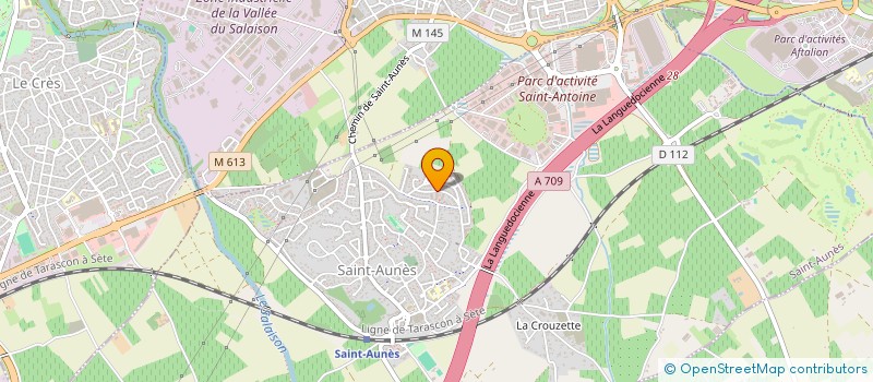 localisation de l'entreprise EXHELIS à SAINT-AUNES