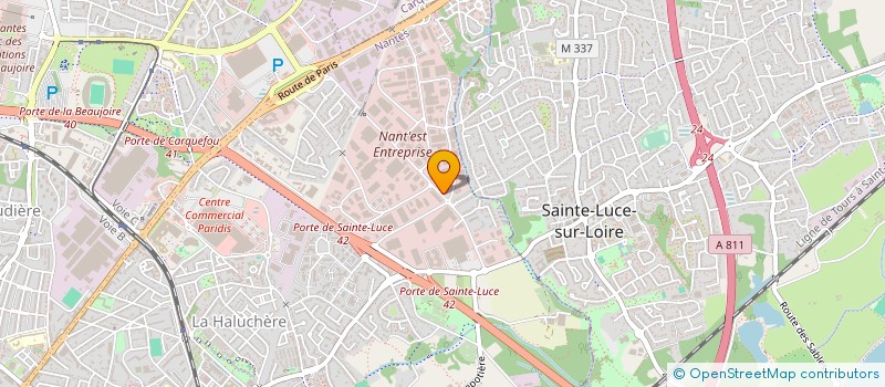 localisation de l'entreprise EXHIBEO à LE CELLIER